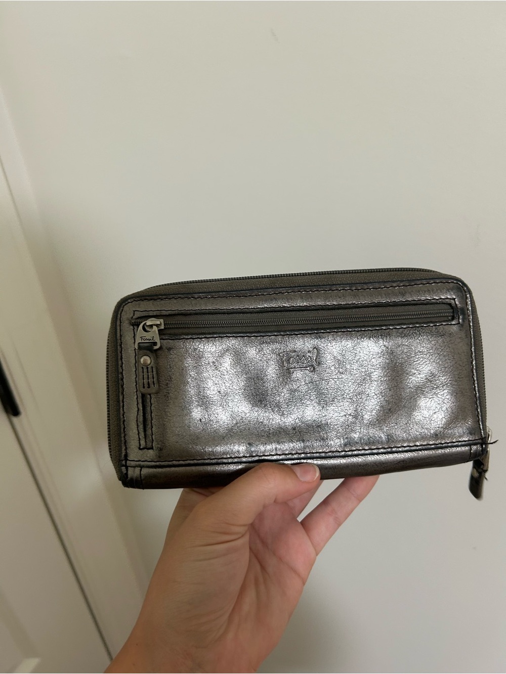 Metallic Fossil Wallet